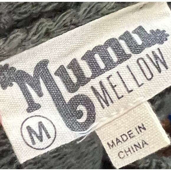 Show Me Your Mumu Sweater Women’s Green Varsity Chai Deer Knit Pullover Sz M - Picture 6 of 7